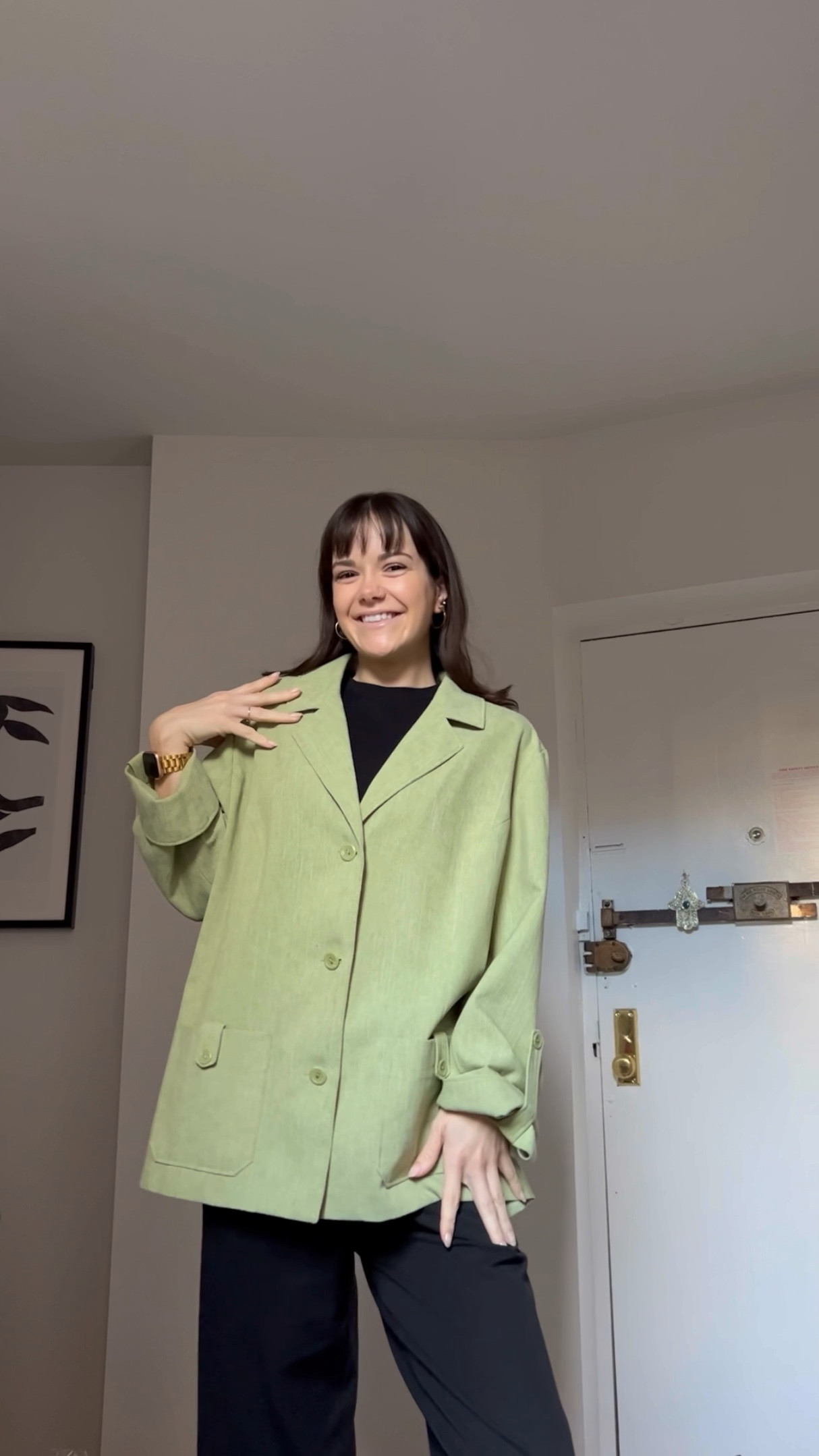 Spring inspired outfit for work today💚

#LTKworkwear #LTKSeasonal