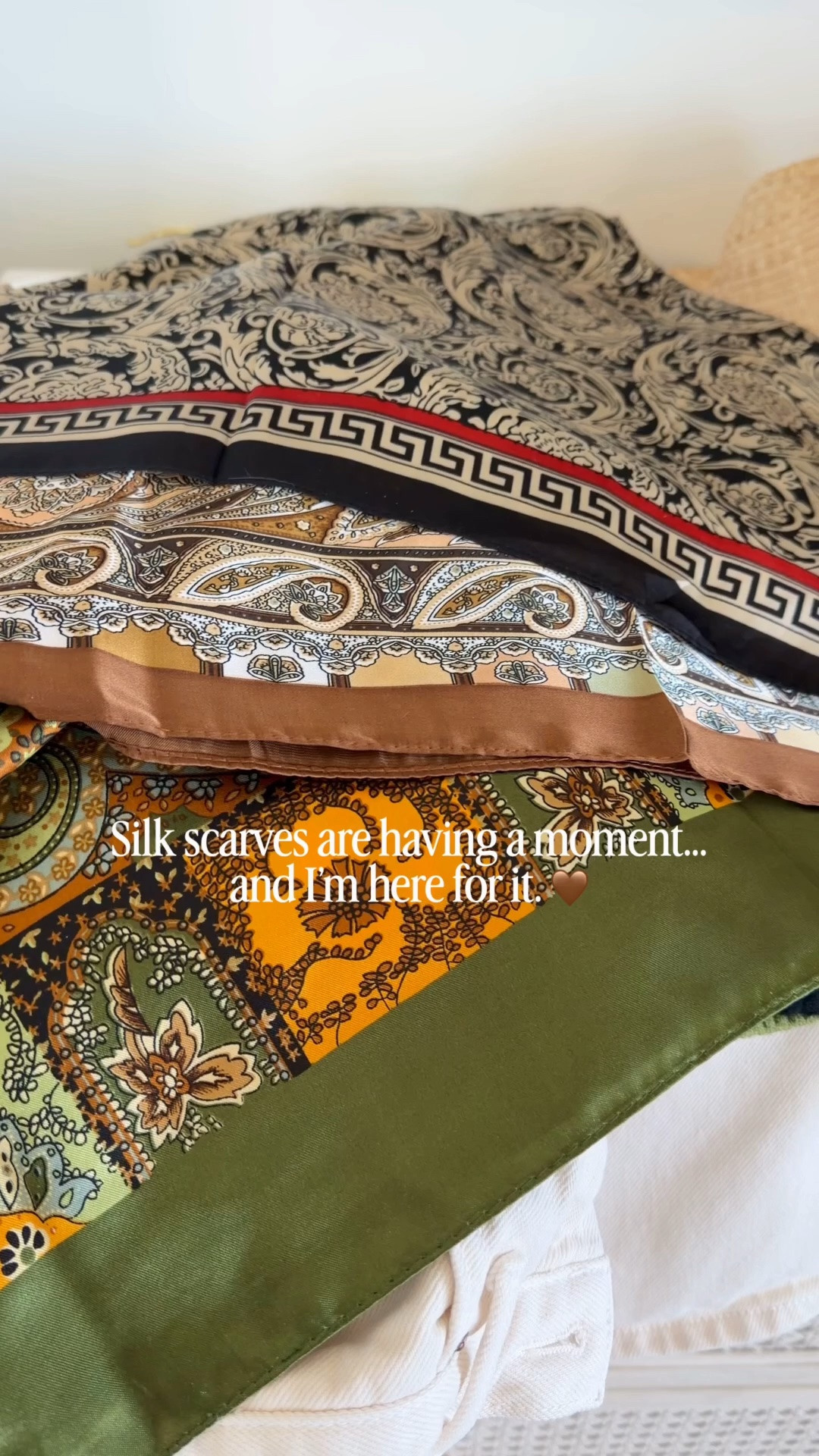 Loving these autumn tone silk-like scarves 🍂

#LTKSaleAlert #LTKWorkwear #LTKootd
