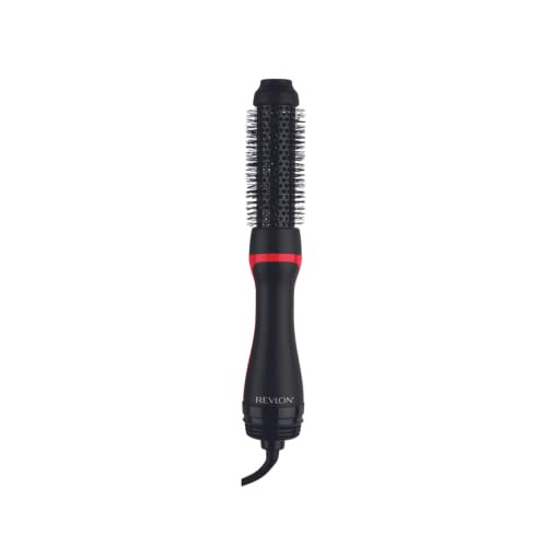 REVLON One-Step Root Booster Round Blow Dryer Brush and Hair Styler - Revive Styles, Boost Roots, and Add Volume to hair with this Hot Air Brush, 1 ½ inch Barrel (Black) | Amazon (US)