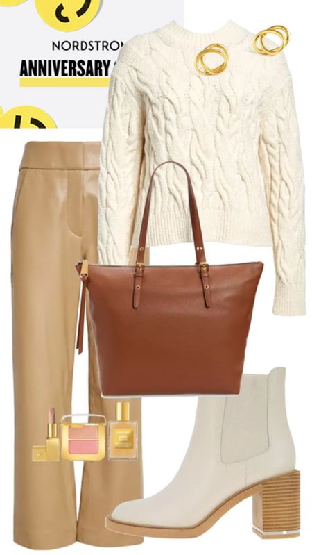 I love love love pairing cream and camel colors during the fall. This Vince sweater is beautiful and will remain a closet staple for years. It pairs so nicely with Veronica beard faux leather pants! 

#LTKstyletip #LTKsalealert #LTKxNSale