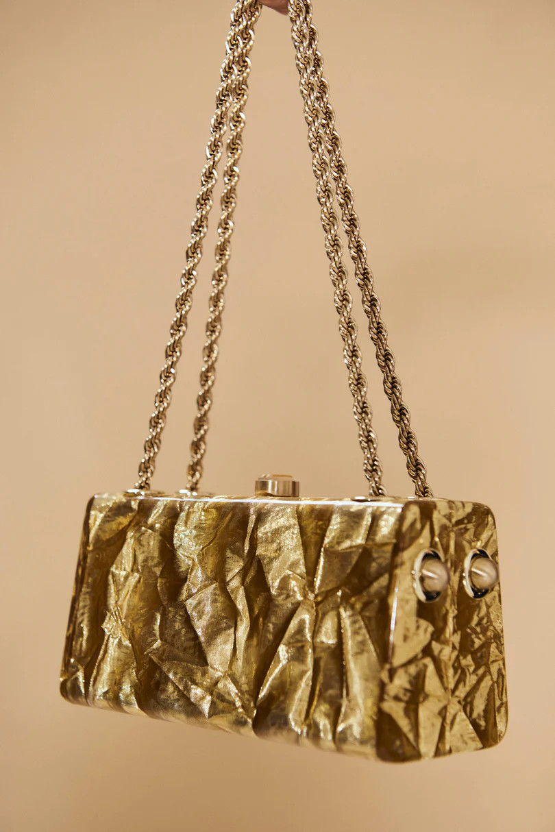 HAJAR SHOULDER BAG - GOLD | Cult Gaia - US