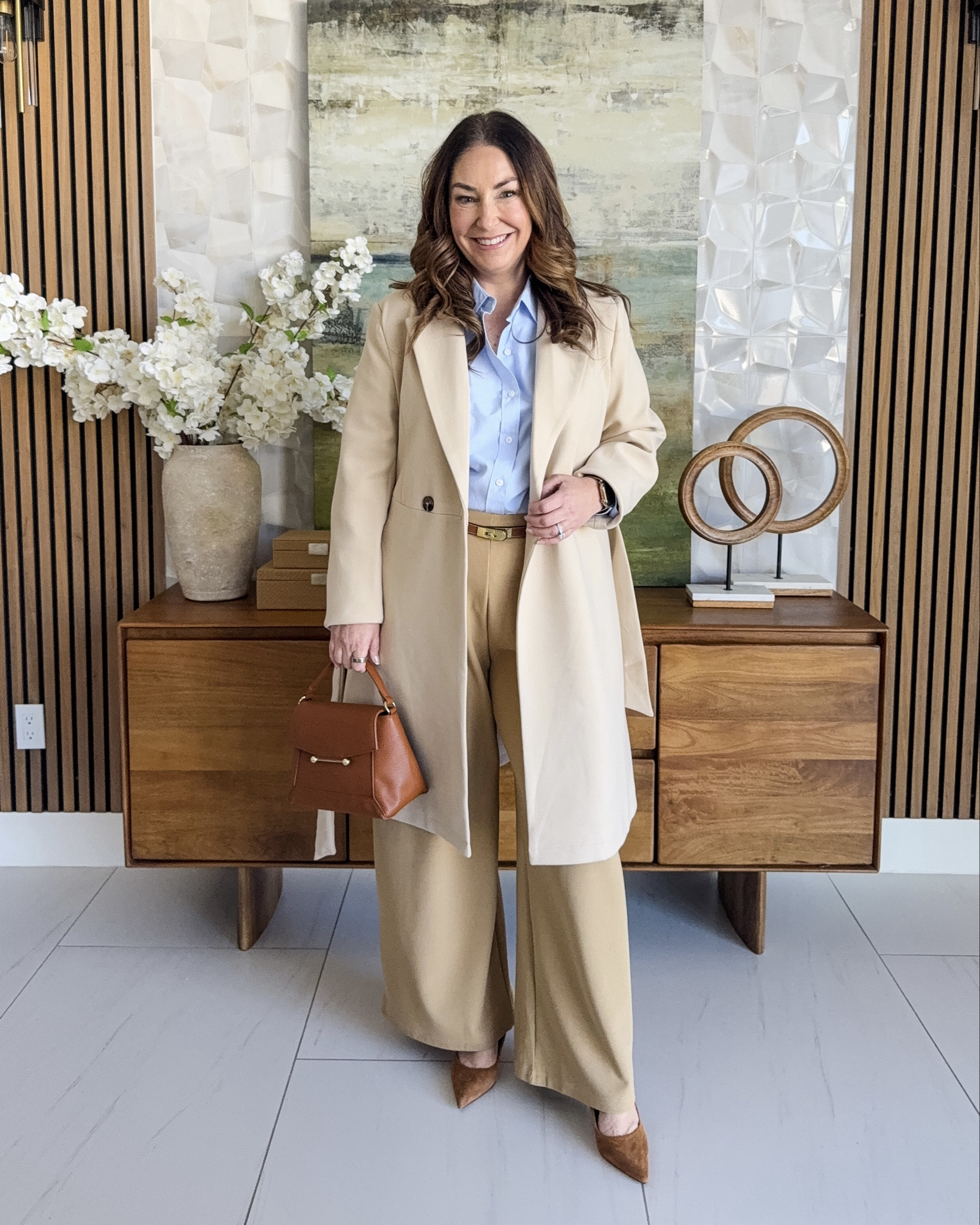 Amazon Late Winter Early Spring Midsize Affordable Workwear Outfit | Wearing tts, L in all  

 

#LTKOver40 #LTKMidsize #LTKWorkwear