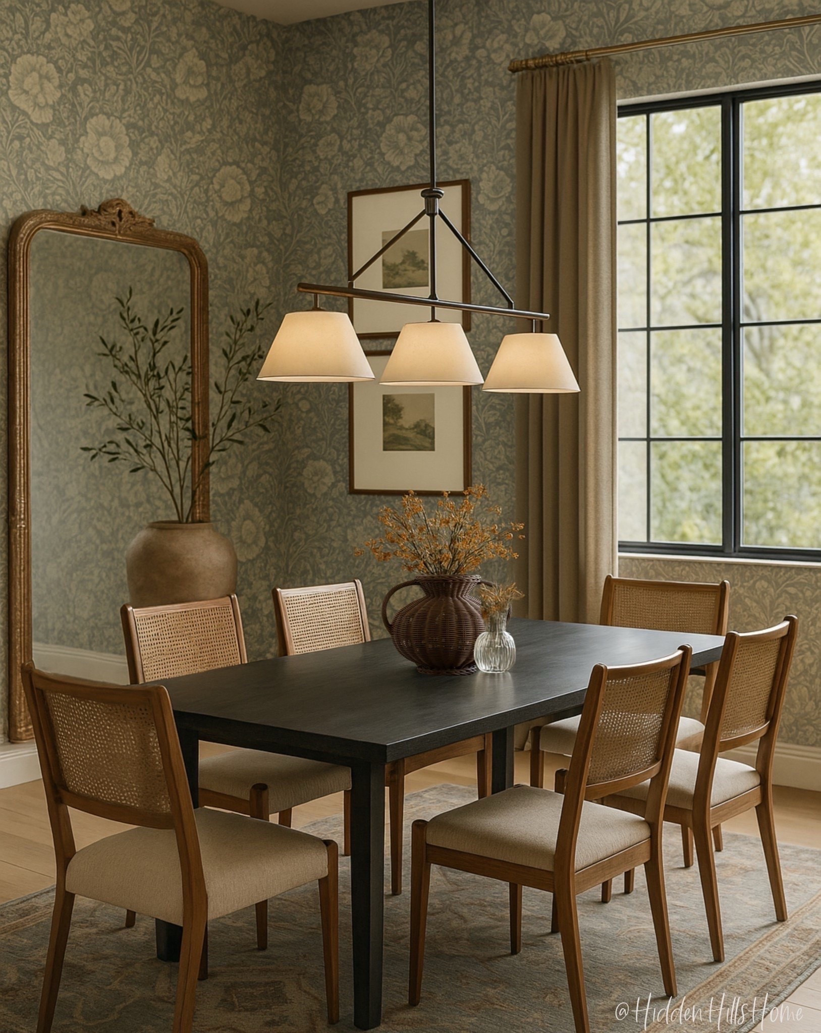 Dining room design, dining room mood board, home decor ideas, dining chairs, dining room rug, wallpaper, modern traditional dining room inspo, dining table #home

#LTKSaleAlert #LTKSeasonal #LTKHome