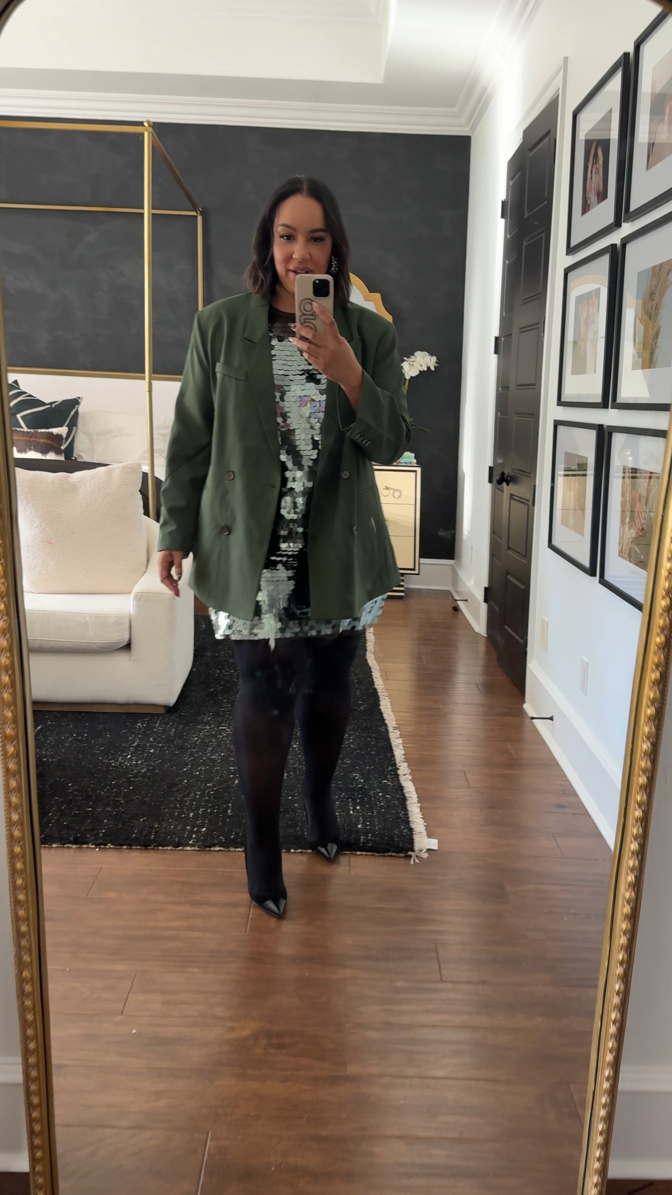 Cute party look from Walmart! Comes in black and red also and goes up to size 4X! Less than $50 for the top and skirt. Blazer is also from Walmart!

#LTKHoliday #LTKFindsUnder100 #LTKPlusSize