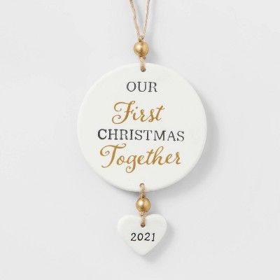 Our First Christmas Together 2021 Christmas Tree Ornament - Wondershop™ | Target