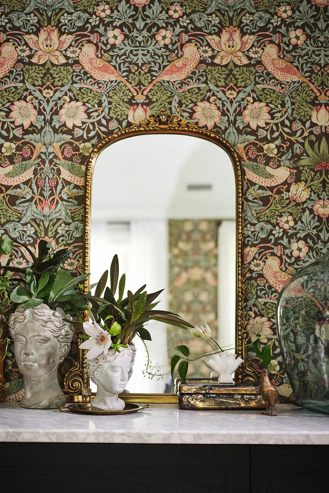 Gleaming Primrose Portrait Mirror | Anthropologie (US)