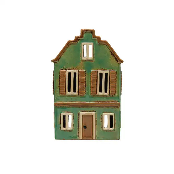 Stoneware House - 5.1"L x 3.5"W x 7.6"H - Bed Bath & Beyond - 38981949 | Bed Bath & Beyond