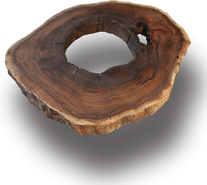 Live Edge Walnut Wood Slab, for Coffee Table OR epoxy Table and so on, 36.2" x 32.7" in Diameter ... | Amazon (US)
