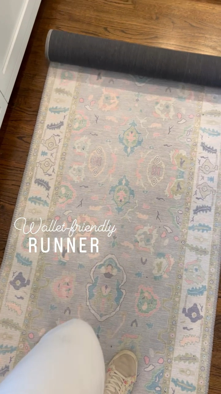 Wallet-friendly oushak runner!

Kitchen decor rug preppy pastel modern grandmillennial blue check top white jeans sneakers 

#LTKhome #LTKFind #LTKunder100