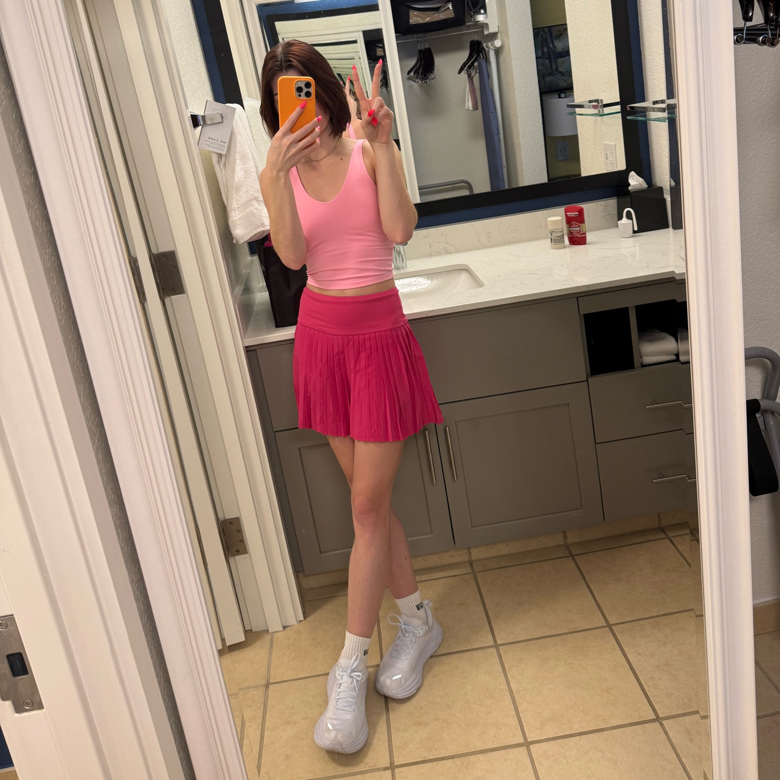 Pink pony club vibes 
🩷🩷🩷
Top: XS
Skirt: XXS

#LTKActive #LTKSaleAlert #LTKFindsUnder50