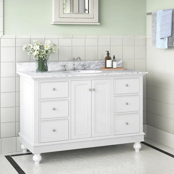 Folger 48'' Single Bathroom Vanity with Top | Wayfair North America