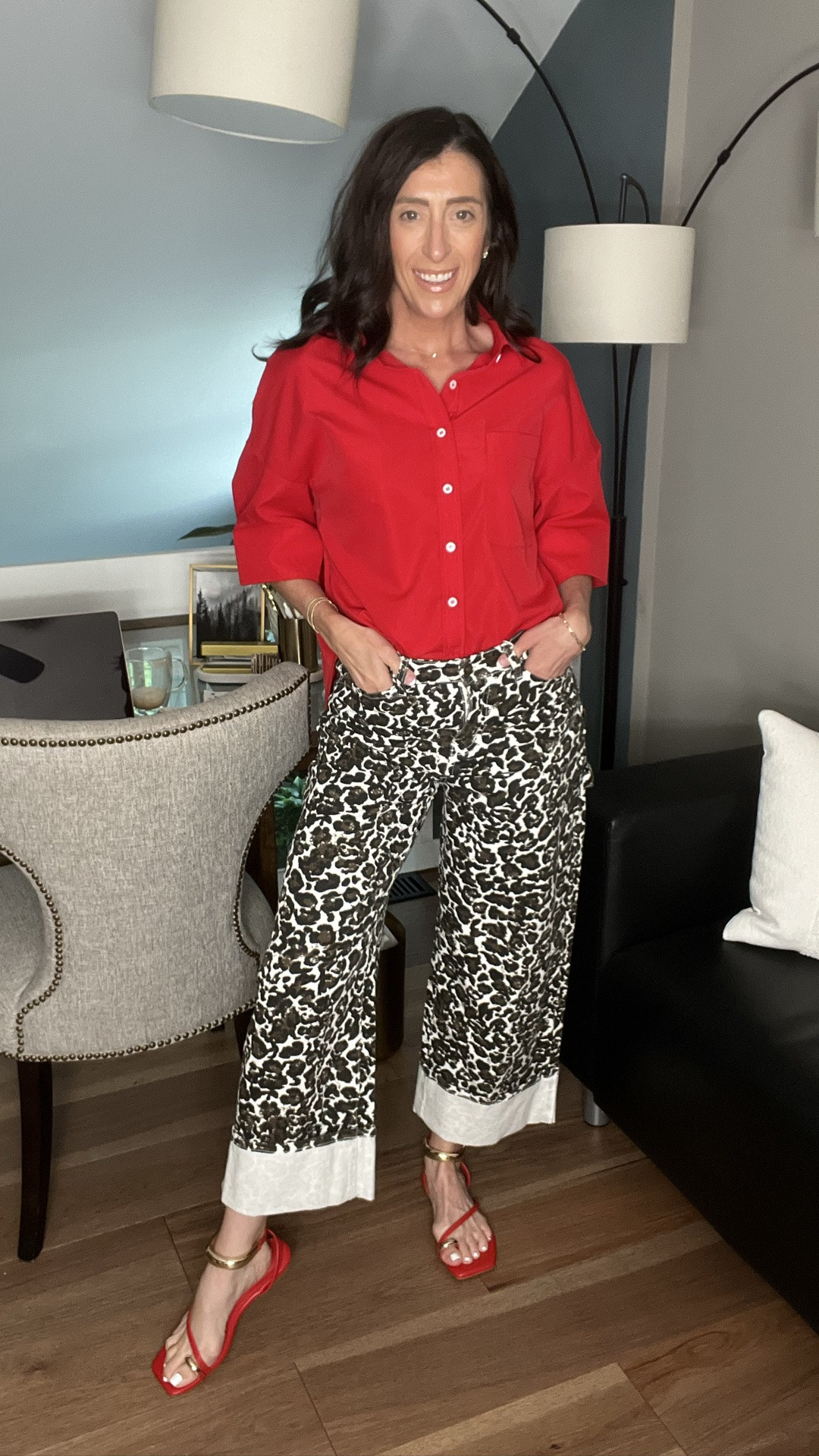 I just may have found my new personality in this outfit!  Which piece is your favorite?  Mine…the SANDALS!



#redsandals #leopardprint #AmazonFinds #affordablefashion #cincinnatiinfluencers

#LTKmomlife #LTKgrwm #LTKOver40