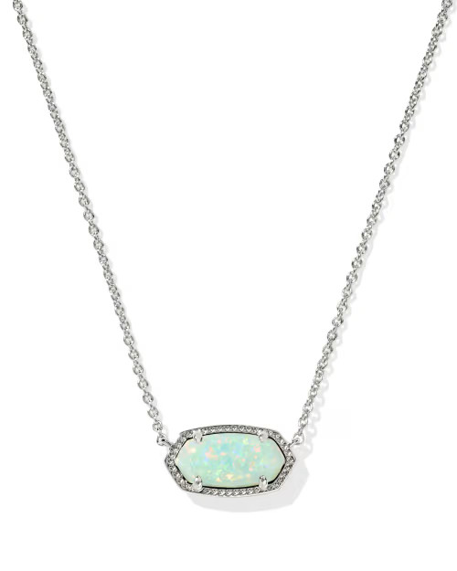 Elisa Silver Short Pendant Necklace | Kendra Scott