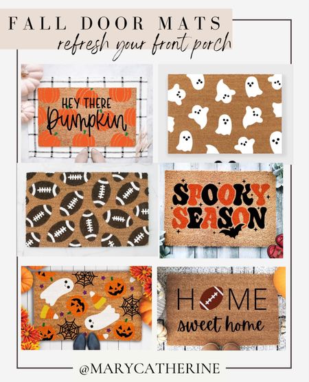 Fall is almost here which means it’s time to get our fall doormats!!🍂🏈🧡

Halloween doormats, Halloween decor, Halloween welcome mats, happy Halloween, fall decor, autumn decor ideas, Halloween decorating ideas, spooky season, pumpkin pattern door mat, fall doormat, autumn decor gift, home doormat gift, hope you brought boos, we’d love to but it’s football season, Sunday football doormat, outdoor fall decor, fall outdoor rug, home sweet home, neutral fall decor, 

#LTKFind #LTKhome #LTKSeasonal