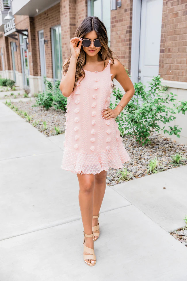 Your Dearest Memory Peach Dress | The Pink Lily Boutique