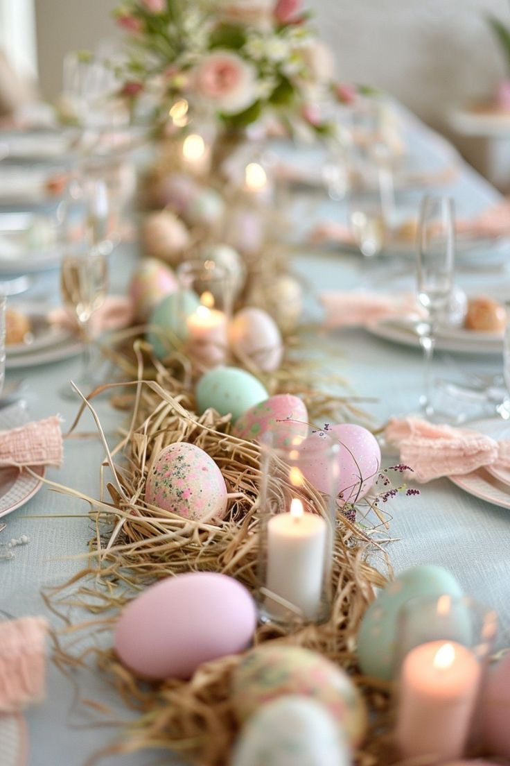 In love with this Spring centerpiece // table runner spring garland! 🦋🌷✨🥚recreate it here using similar products!
#eastertable #springtable #eastercenterpiece #eastertablescape

#LTKSeasonal #LTKParties #LTKHome