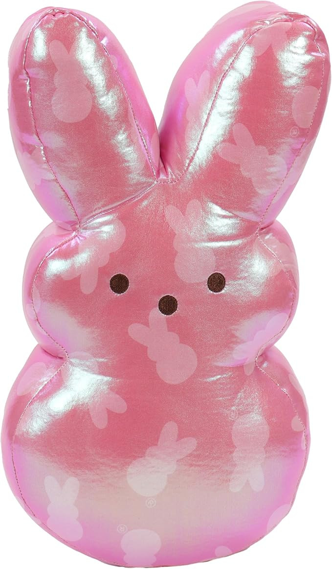 Animal Adventure | 15" Lamé Pink Bunny Peeps Plush | Easter Basket Stuffed Animals for Kids | Ma... | Amazon (US)
