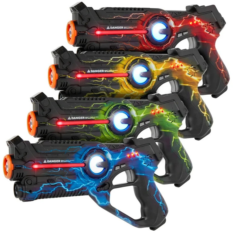 Best Choice Products Set of 4 Infrared Laser Tag Blaster Set for Kids & Adults w/ Multiplayer Mod... | Walmart (US)
