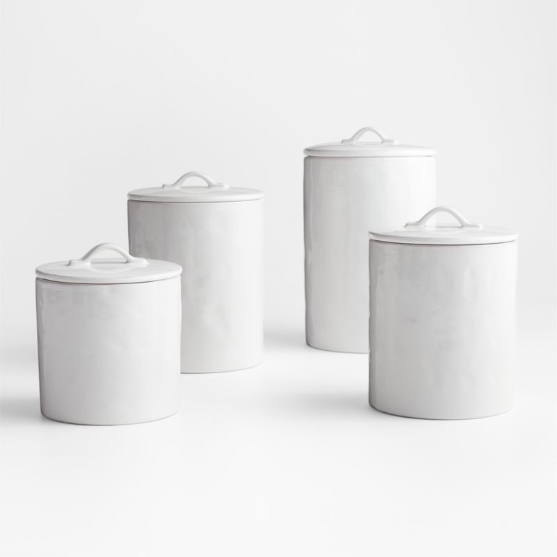 Marin Complete Canister Set + Reviews | Crate & Barrel | Crate & Barrel
