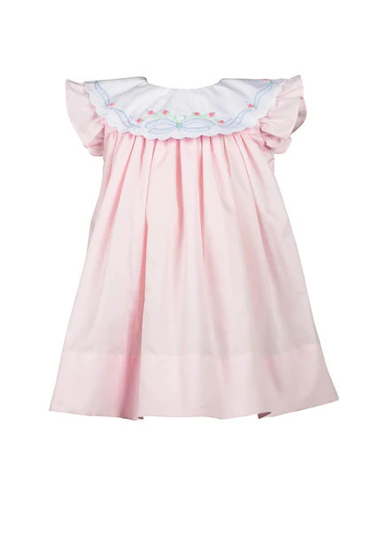 Paloma Pink Shadow Dress | The Little Lane Shop