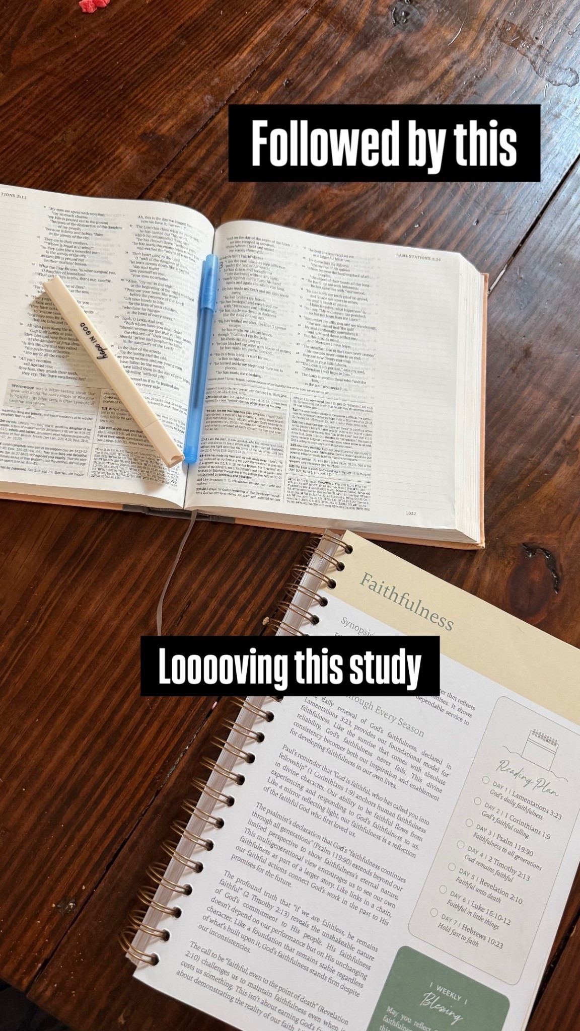 Followed by this Looooving this study
