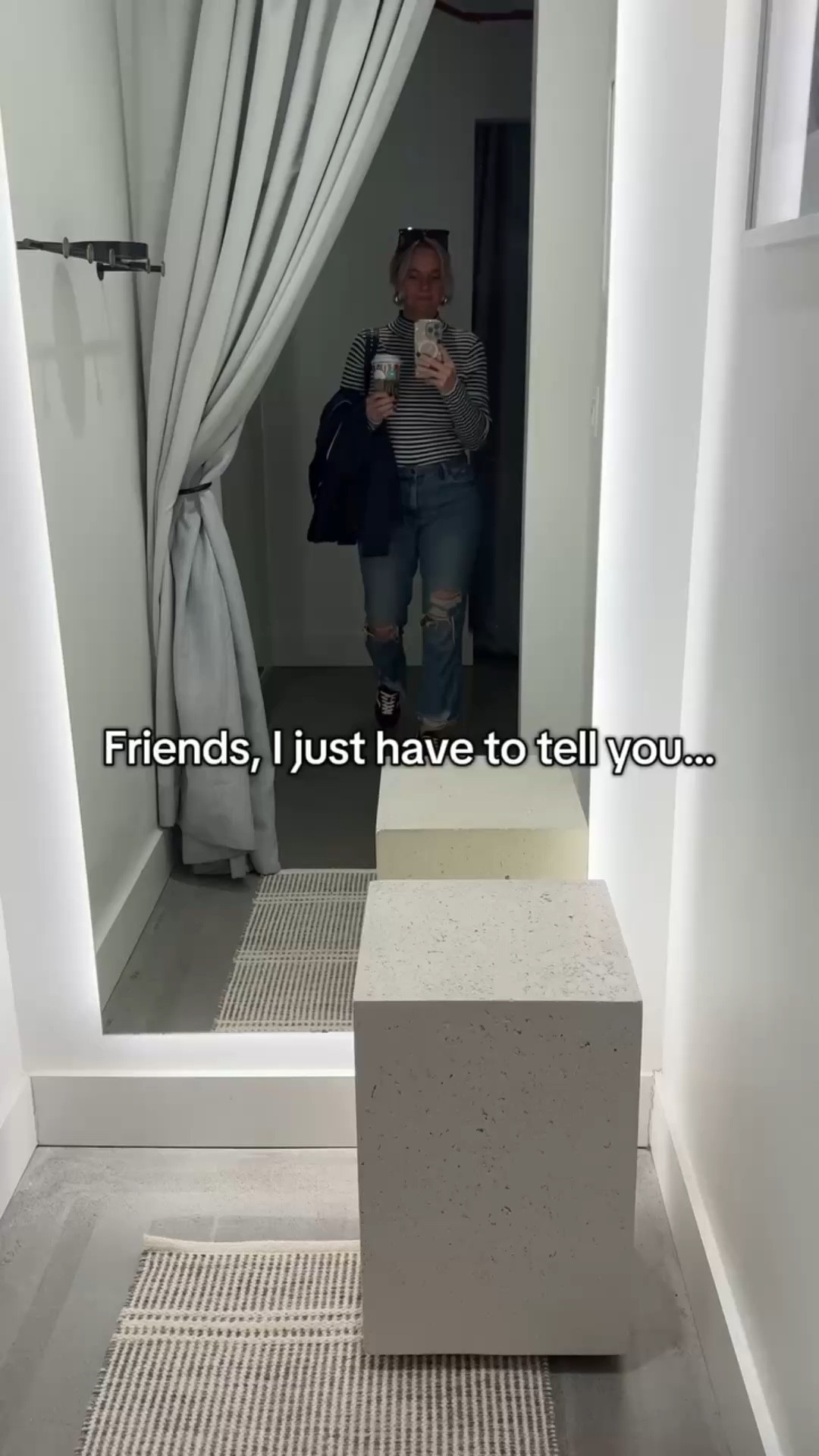 Somewhere along the way, so many of us learned to make ourselves smaller — in photos, in clothes, in the mirror. We reach for oversized pieces, avoid silhouettes we used to love, or convince ourselves certain parts of our bodies should stay hidden. But here’s the truth we see every single day as a stylists: Hiding your body doesn’t create confidence. Wearing pieces that fit you, honor your shape, and reflect who you are right now… that’s what changes everything. When you understand proportion, when you choose fabrics that drape well, when you highlight the features you love — you stop trying to disappear and start feeling more like yourself again. If you’re ready to dress your body with intention instead of fear, our team would love to guide you.✨