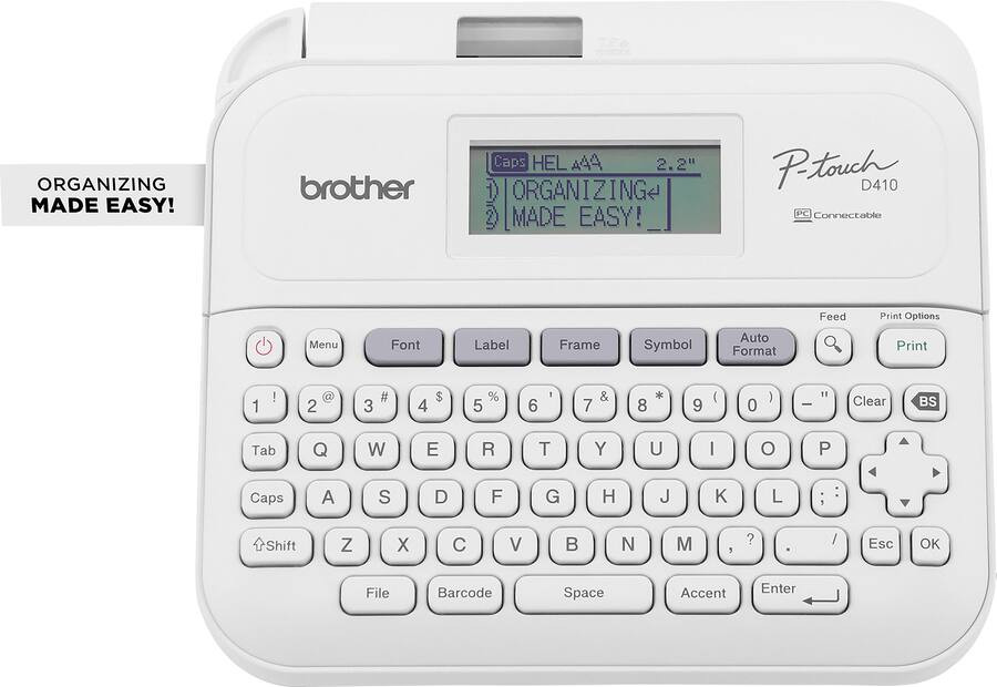 Brother - P-touch PT-D410 Label Printer - White | Best Buy U.S.