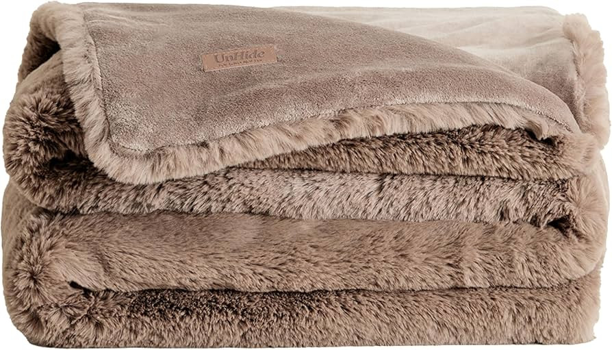 UnHide Marshmallow - Faux Fur Blanket - Heavy Weight, Extra Soft Blanket - Made from Recycled Mat... | Amazon (US)