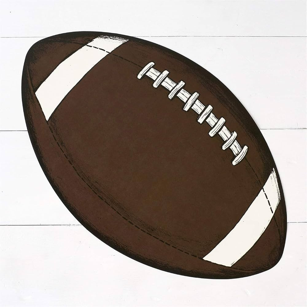 Hester and Cook Die-Cut Paper Football Placemats | Amazon (US)