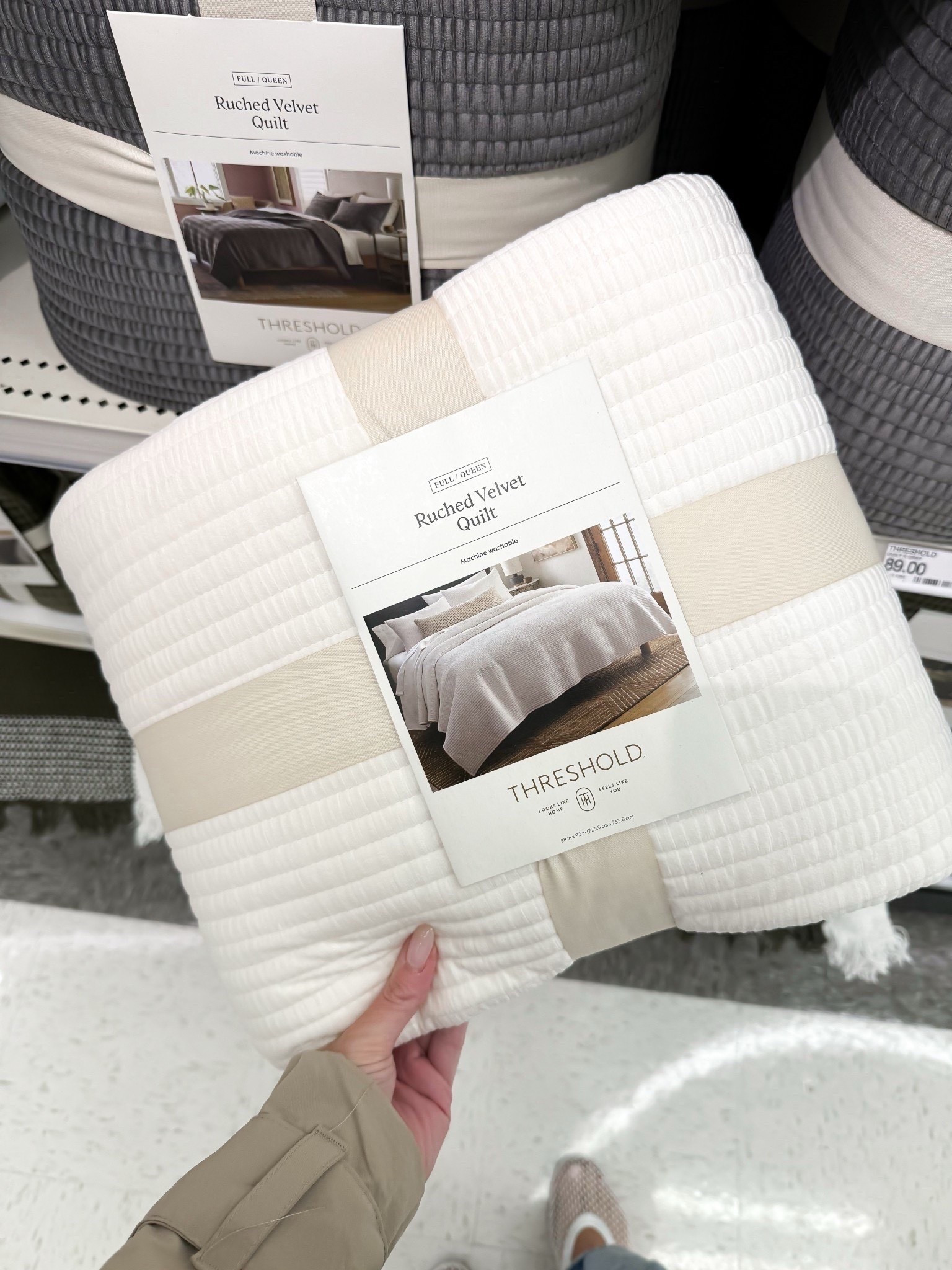 Velvet quilt, threshold quilt, bedding, neutral bedding, fall bedding, target bedding 


#LTKHome
