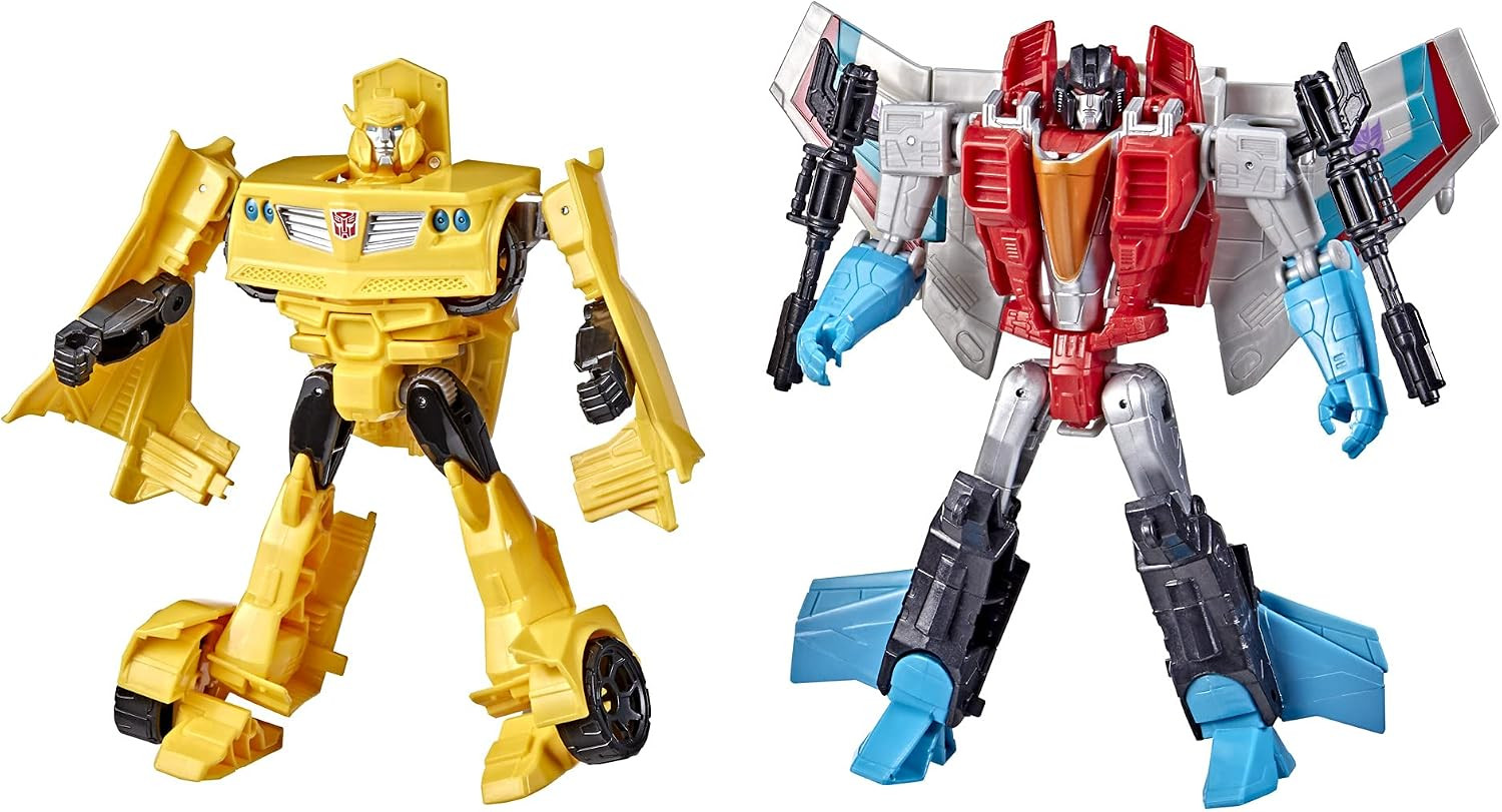 Transformers Toys Heroes and Villains Bumblebee and Starscream 2-Pack Action Figures - for Kids Ages 6 and Up, 7-inch (Amazon Exclusive) | Amazon (US)