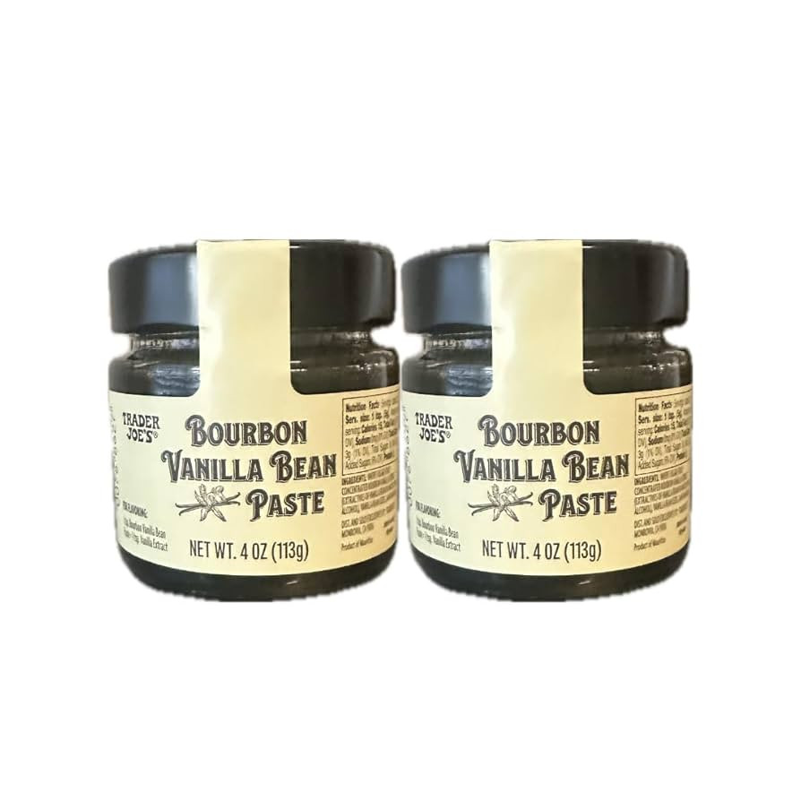 Trader joe's Bourbon Vanilla Bean Paste 4 oz - 2 COUNT | Amazon (US)