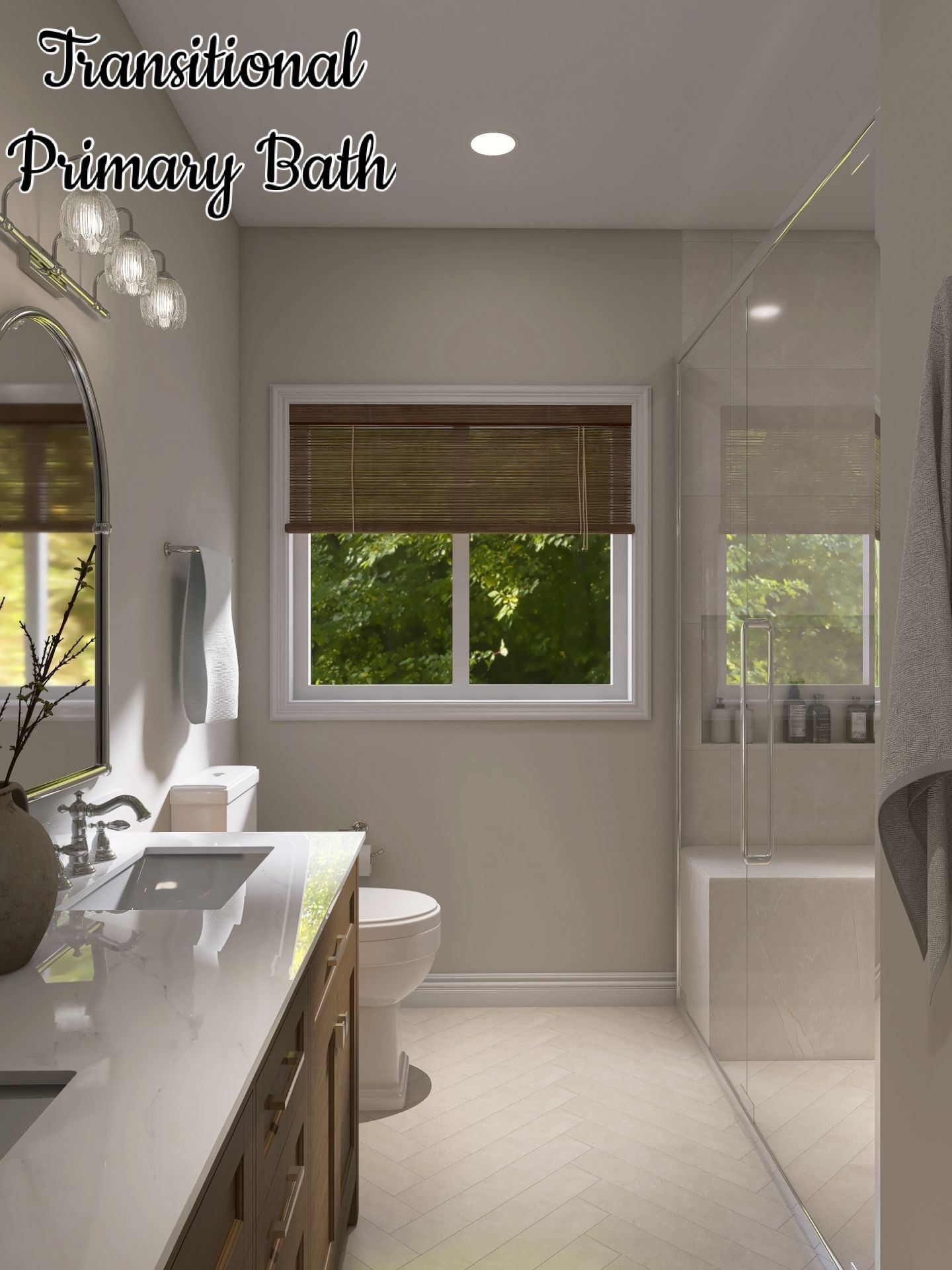 Designed by Olivia
Transitional Primary Bath 

#LTKmomlife #LTKSeasonal #LTKHome