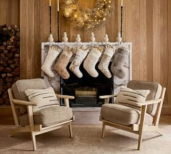 Embellished Velvet Stockings | Pottery Barn (US)