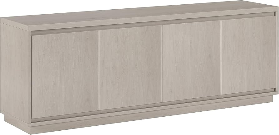 Henn&Hart Presque TV Stand, 68" Wide, White | Amazon (US)