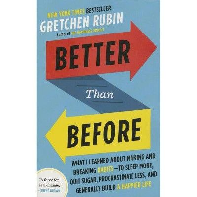 Better Than Before - by  Gretchen Rubin (Paperback) | Target