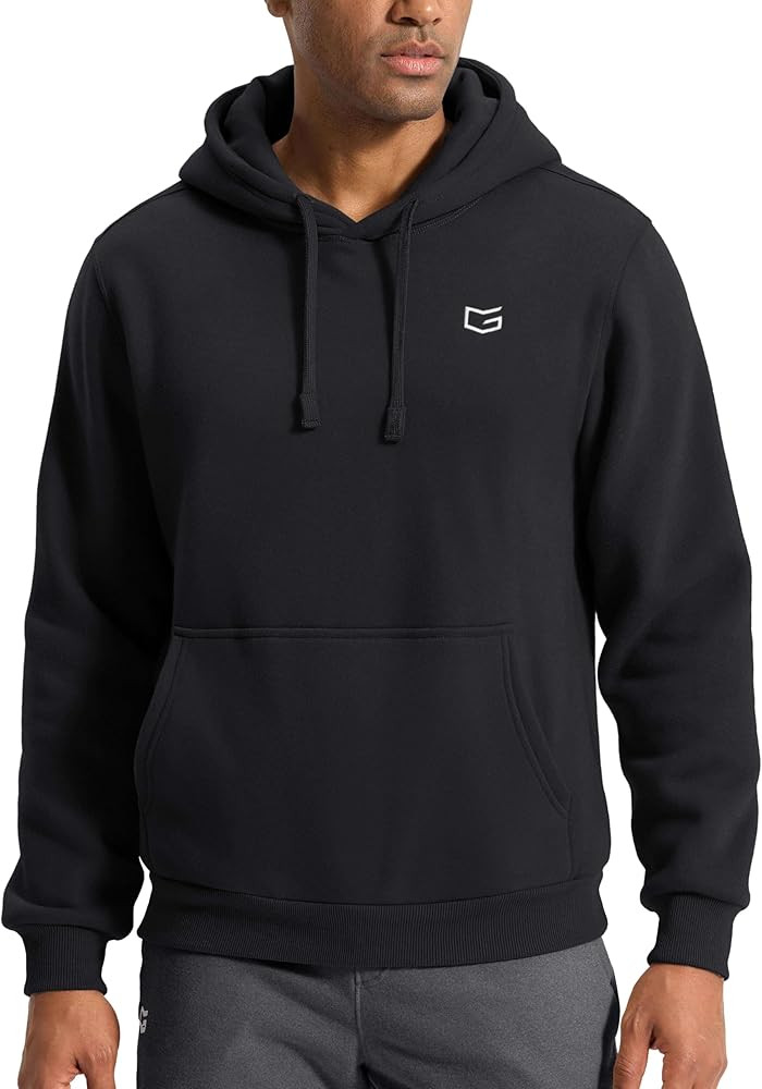 G Gradual Men's Fleece Hoodies Pullover Soft Warm Athletic Workout Gym Hooded Sweatshirt for Men ... | Amazon (US)