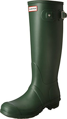 Hunter Women's Original Tall Hunter Green Rain Boots - 11 B(M) US | Amazon (US)