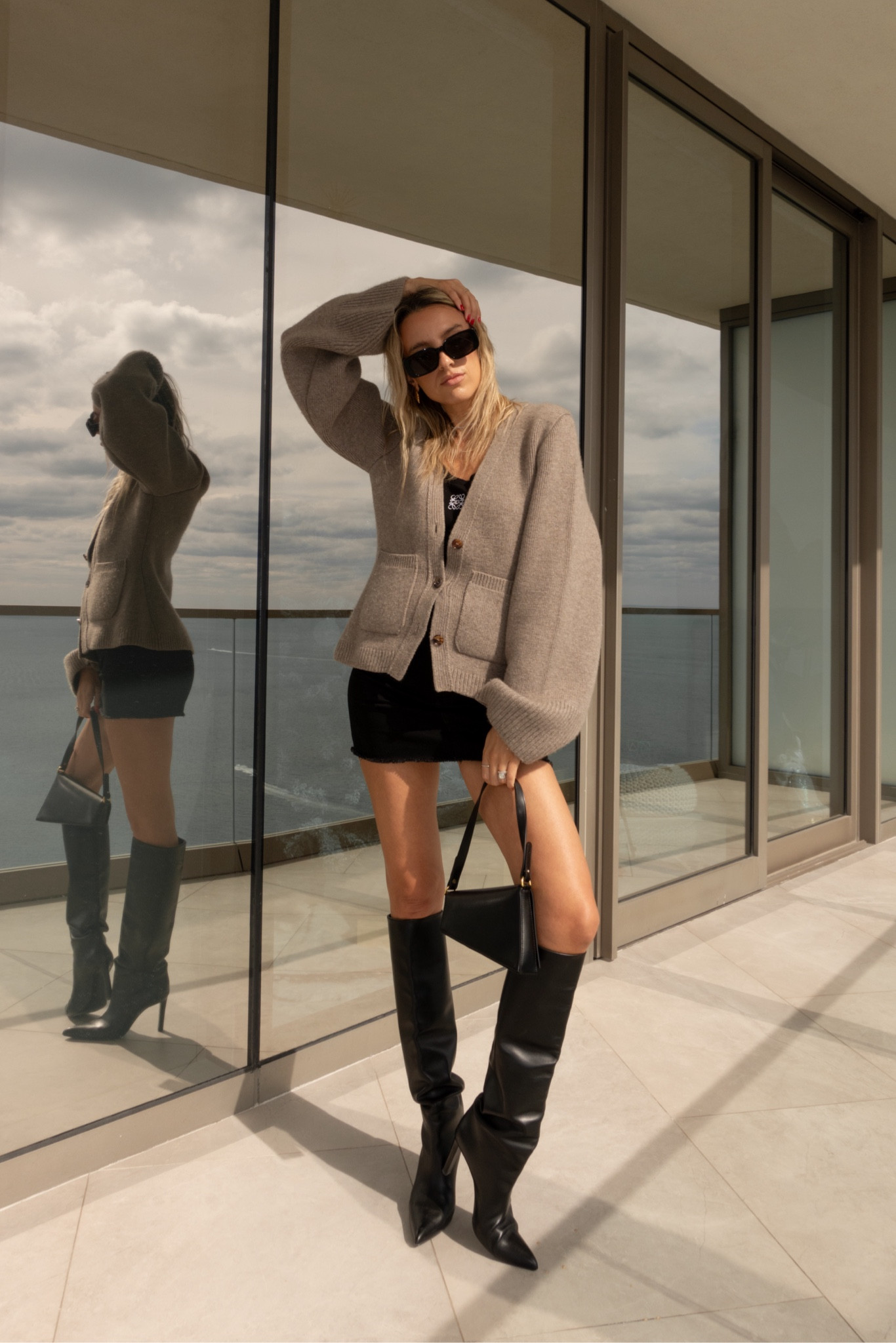 Favorite sweater is back in stock and found a great lower price option. 

Boots, cardigan, miniskirt 

#LTKstyletip