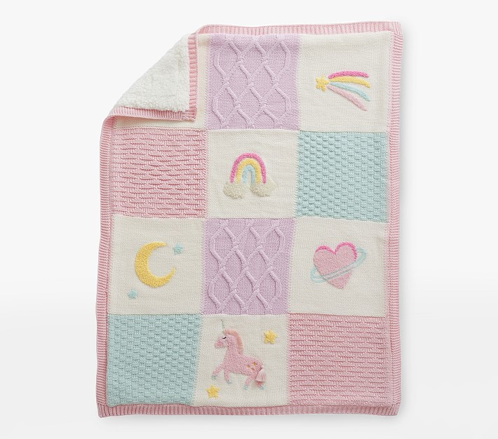 Unicorn Heirloom Baby Blanket | Pottery Barn Kids