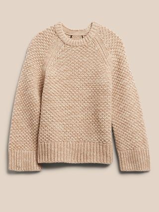 Merino Honeycomb Stitch Sweater | Banana Republic (US)