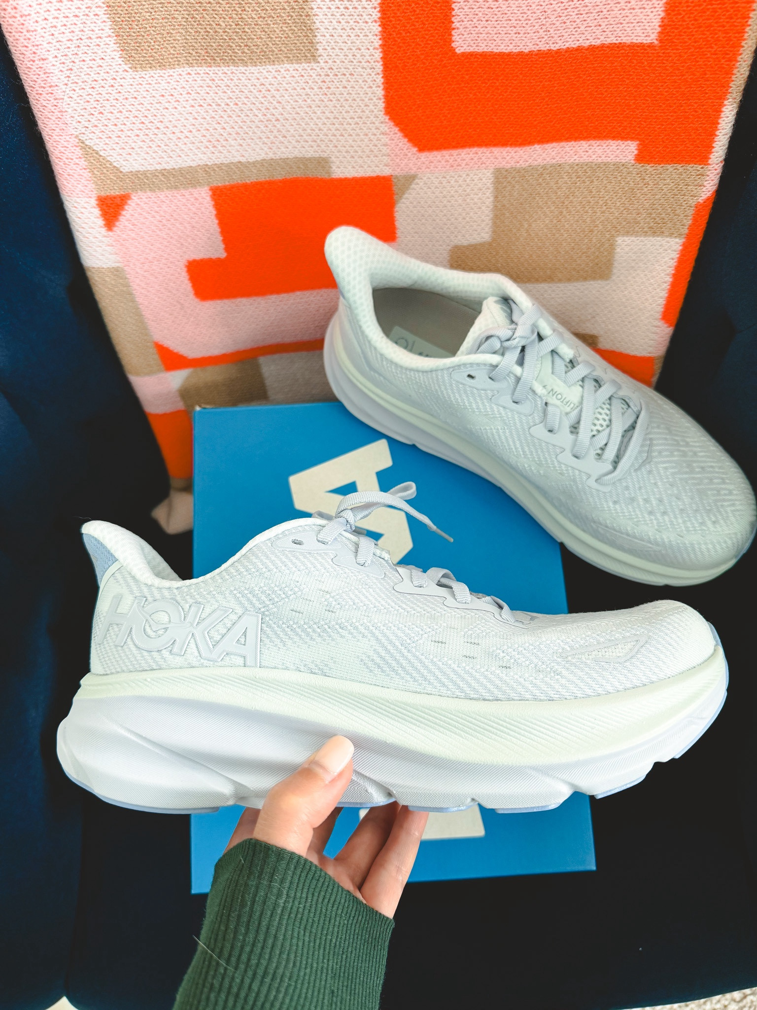 Hoka Clifton 9 in a new color for summer! Obsessed! They are my favorite workout sneakers and run true to size 



#LTKShoeCrush #LTKSeasonal #LTKStyleTip