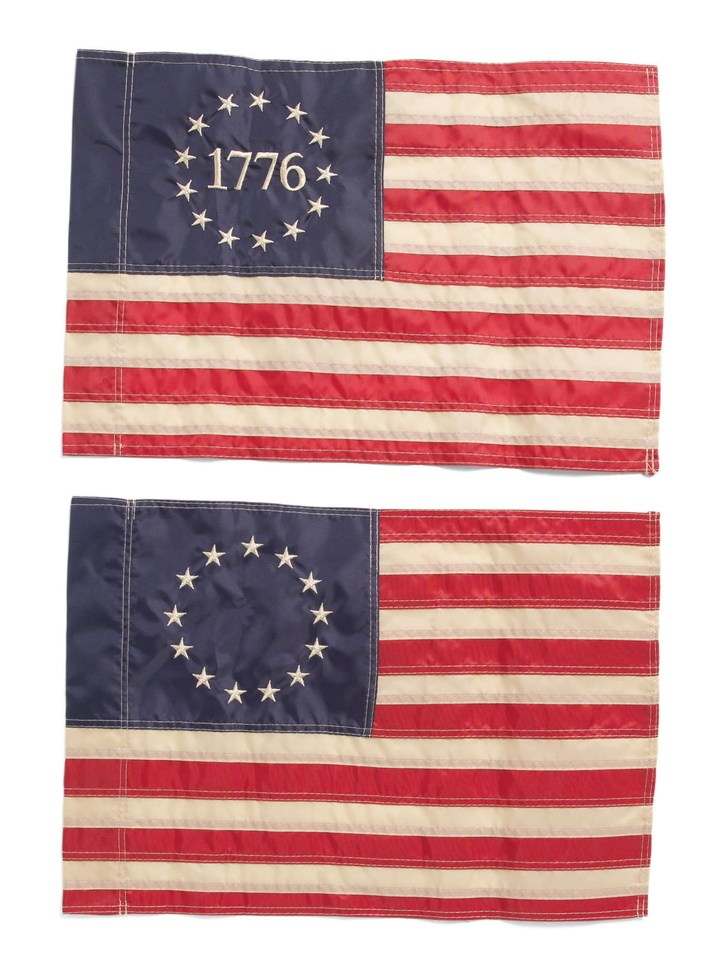 Set Of 2 Tea Stained Vintage Garden Flags | Pillows & Decor | Marshalls | Marshalls