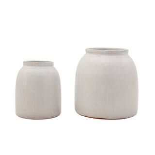 White Terra Cotta Vase Set | Michaels | Michaels Stores