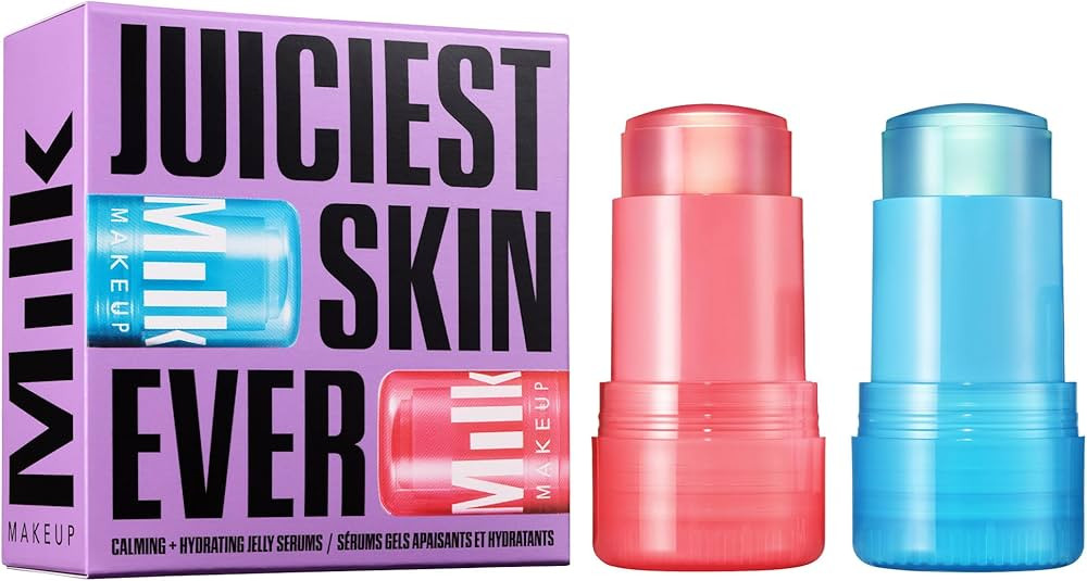 Milk Makeup Calming + Hydrating Jelly Skincare Serum Set – Reduce the Look of Puffiness + Redne... | Amazon (US)