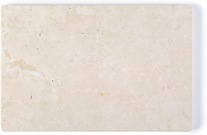 Koville Natural Travertine Marble Cutting Board for Kitchen Counter, 12" x 8" Real Stone Slab Mar... | Amazon (US)