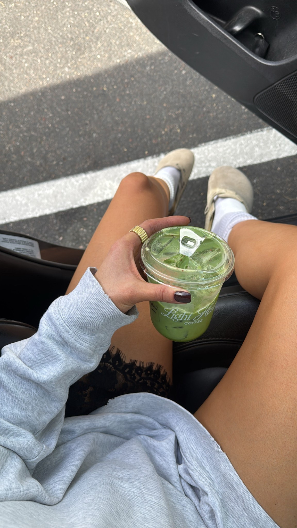 Casual chic today. These lace shorts are everything! Got a m for length but big on waist- then roll easily and can’t even tell with oversized tops!

#LTKStyleTip #LTKSeasonal #LTKFindsUnder100