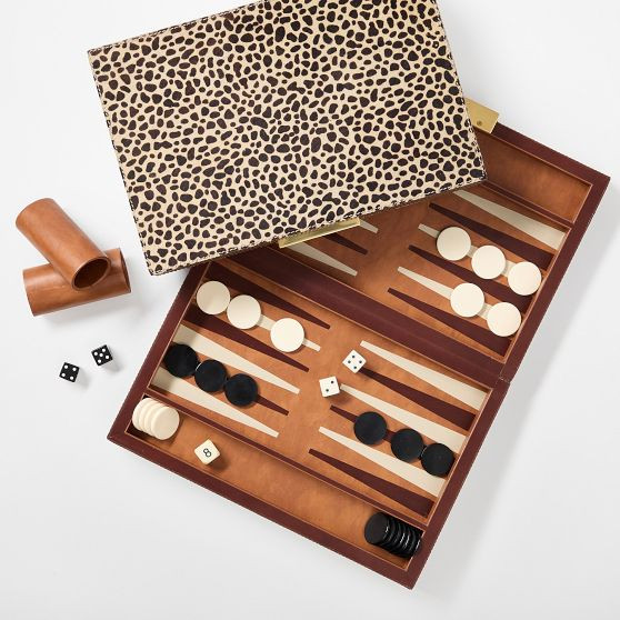 Hide Backgammon Game Set | Mark and Graham
