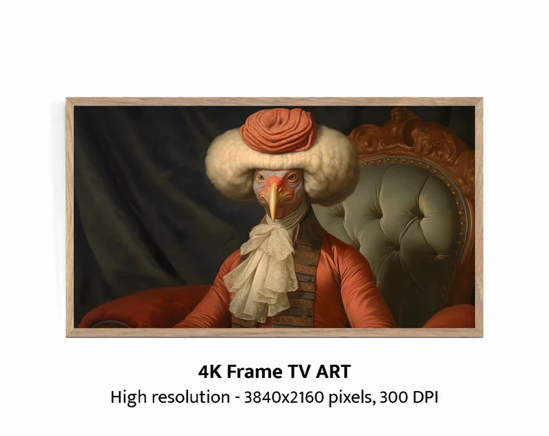 Thanksgiving Sovereign: Lord of the Feast Samsung Frame TV Art Thanksgiving Frame TV Art Thanksgi... | Etsy (US)