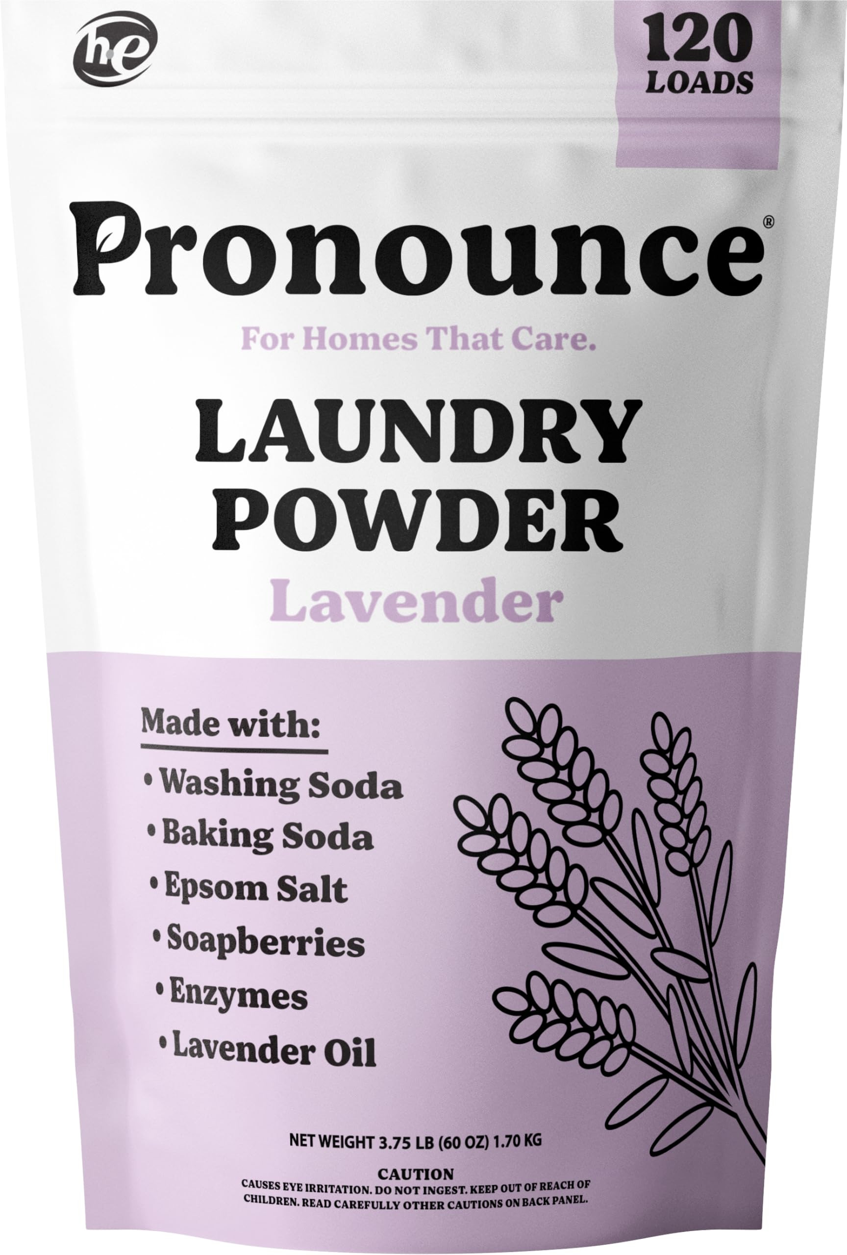 Pronounce Laundry Detergent Powder Alternative | Cleaner Ingredients. Safer for Sensitive Skin. S... | Amazon (US)